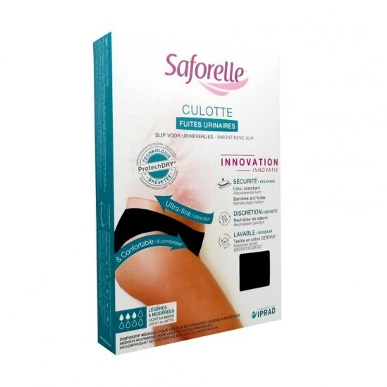 Saforelle Culotte Fuites Urinaires Légères à Modérées T40 3 Saforelle Culotte Fuites Urinaires Légères à Modérées T40