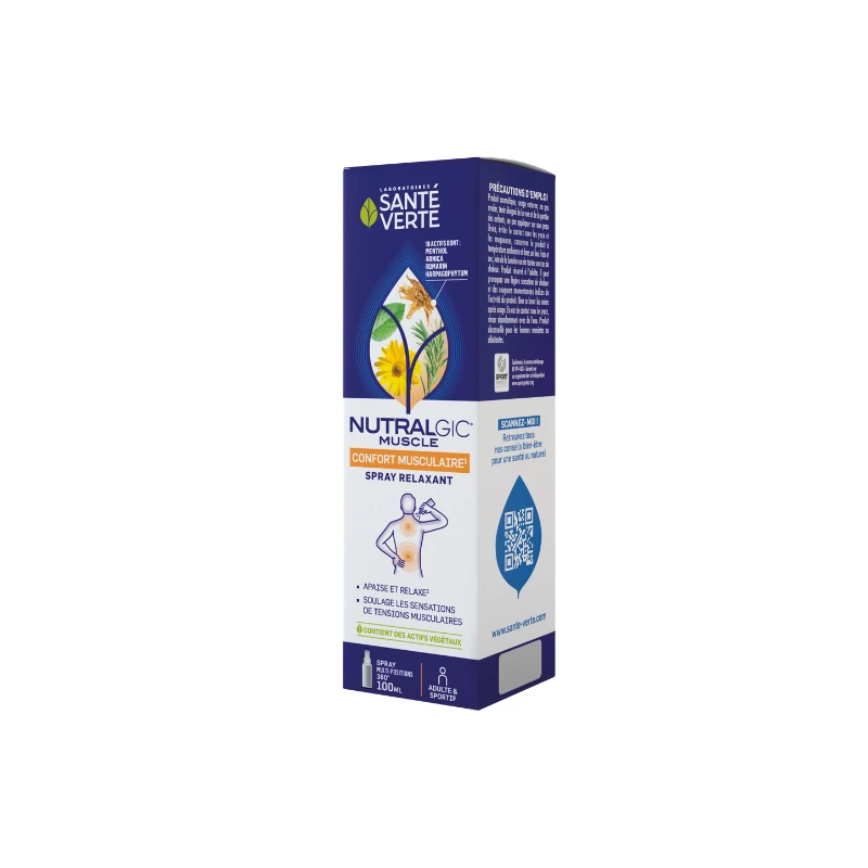 Santé Verte Nutralgic Muscle Spray Relaxant 100ml 3 Santé Verte Nutralgic Muscle Spray Relaxant 100ml