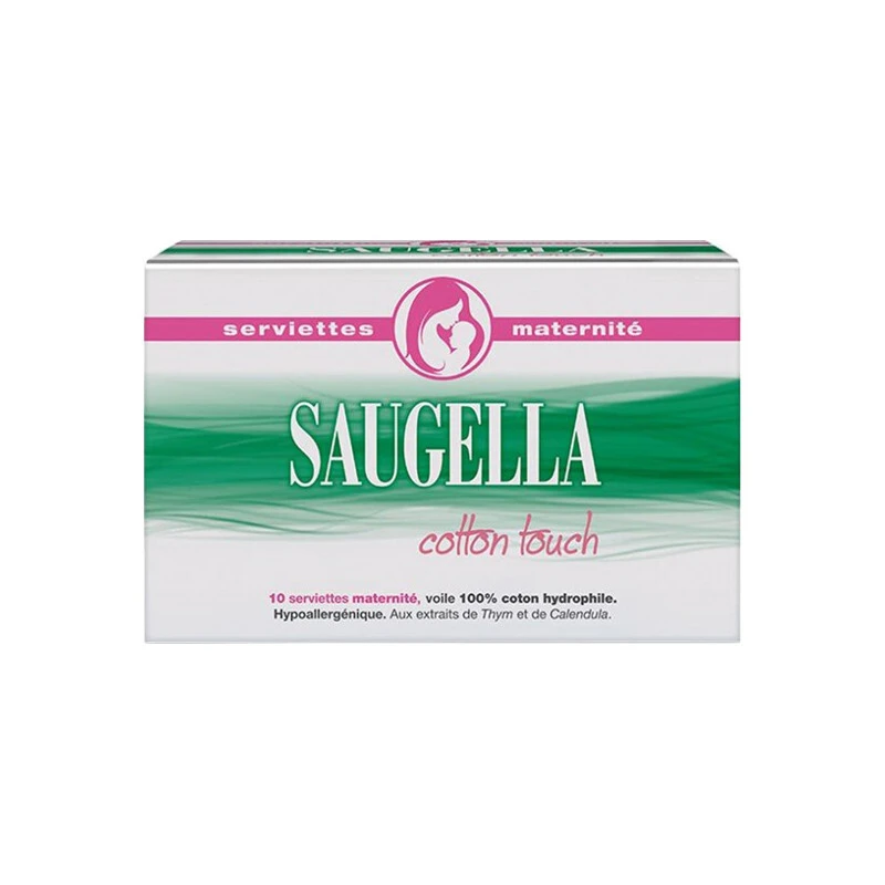 Saugella Cotton Touch 10 Serviettes Maternité 3 Saugella Cotton Touch 10 Serviettes Maternité
