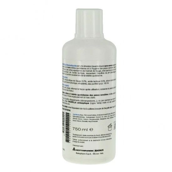 Saugella Dermoliquide Bleu 750ml 4 Saugella Dermoliquide Bleu 750ml – Image 2