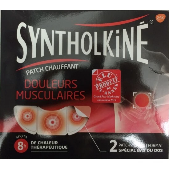 Syntholkiné Douleurs Musculaires 2 Patch Chauffant Grand Format 3 Syntholkiné Douleurs Musculaires 2 Patch Chauffant Grand Format