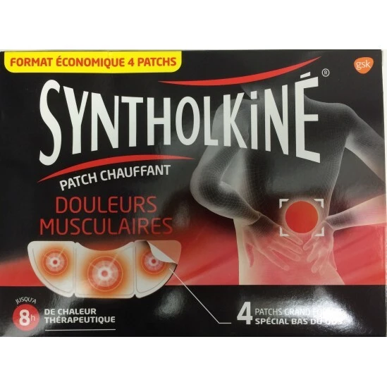 Syntholkiné Patch Chauffant Spécial Dos 4 Patchs 3 Syntholkiné Patch Chauffant Spécial Dos 4 Patchs