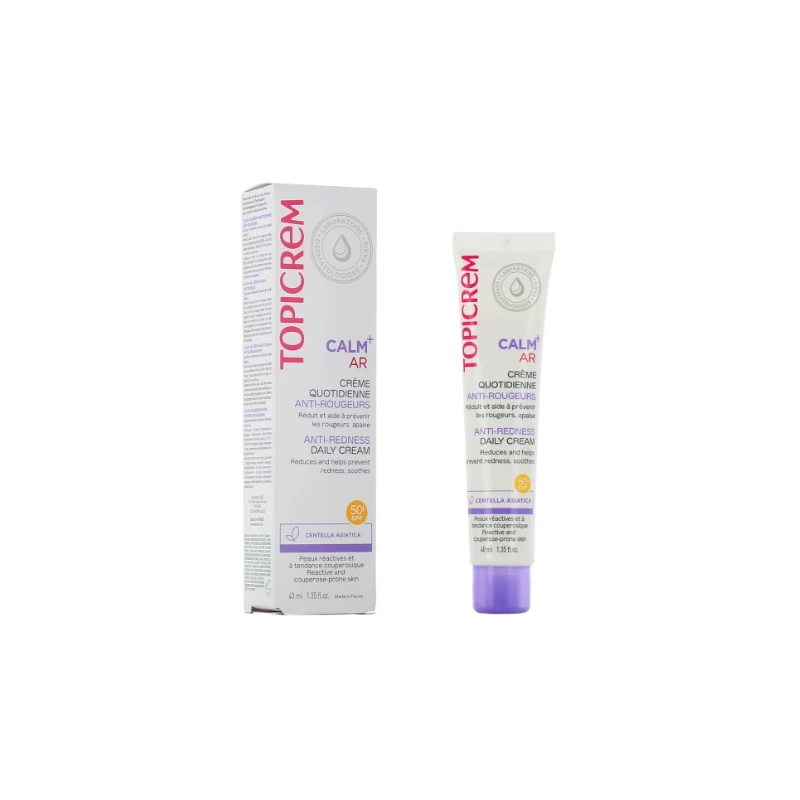 Topicrem Calm+ AR Crème Quotidienne Anti-Rougeurs 40ml 3 Topicrem Calm+ AR Crème Quotidienne Anti-Rougeurs 40ml