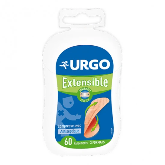 Urgo Extensible 60 Pansements 3 Formats 3 Urgo Extensible 60 Pansements 3 Formats