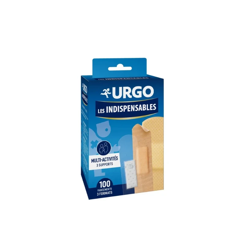 URGO Les Indispensables Pansements 3 Formats 3 URGO Les Indispensables Pansements 3 Formats