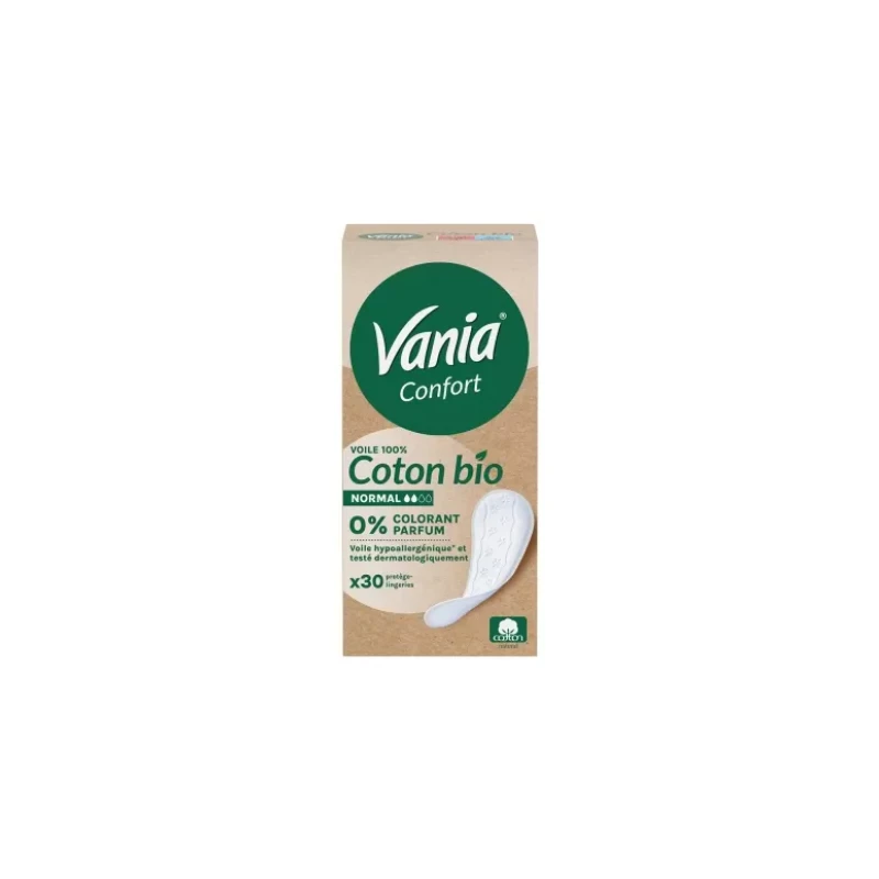 Vania Confort Coton Bio Normal 30 Protège-Lingeries 3 Vania Confort Coton Bio Normal 30 Protège-Lingeries