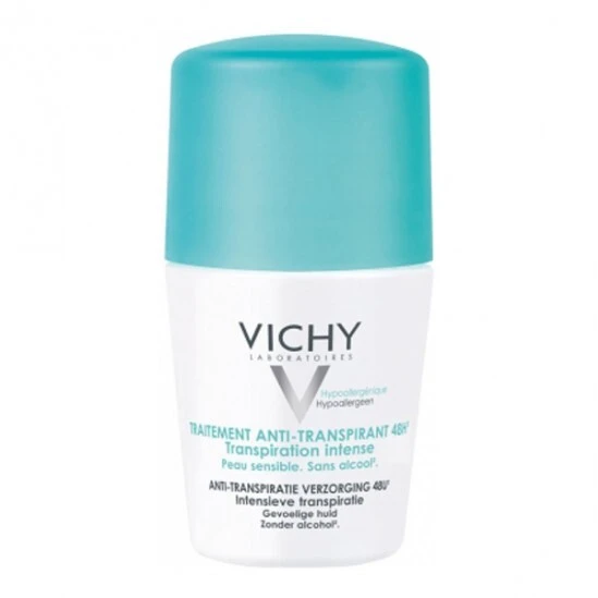 Vichy Déodorant Anti-transpirant 48h Transpiration Intense 50ml 3 Vichy Déodorant Anti-transpirant 48h Transpiration Intense 50ml
