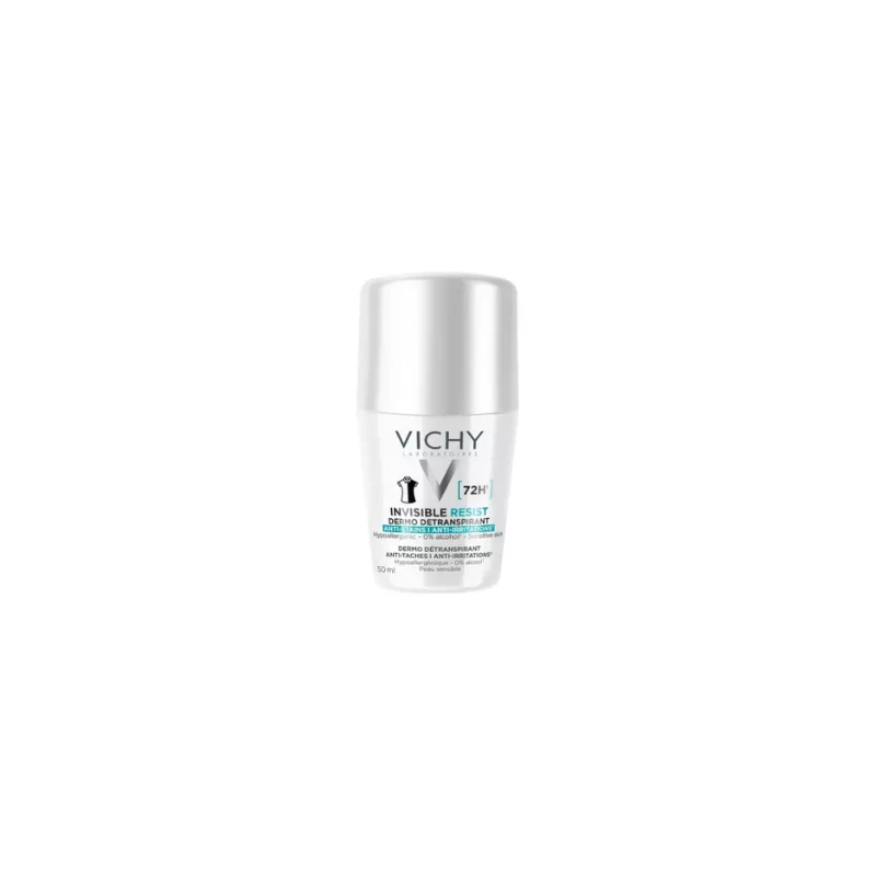 Vichy Déodorant Invisible Resist Dermo-Détranspirant 72H Roll-On 50 Ml 3 Vichy Déodorant Invisible Resist Dermo-Détranspirant 72H Roll-On 50 Ml