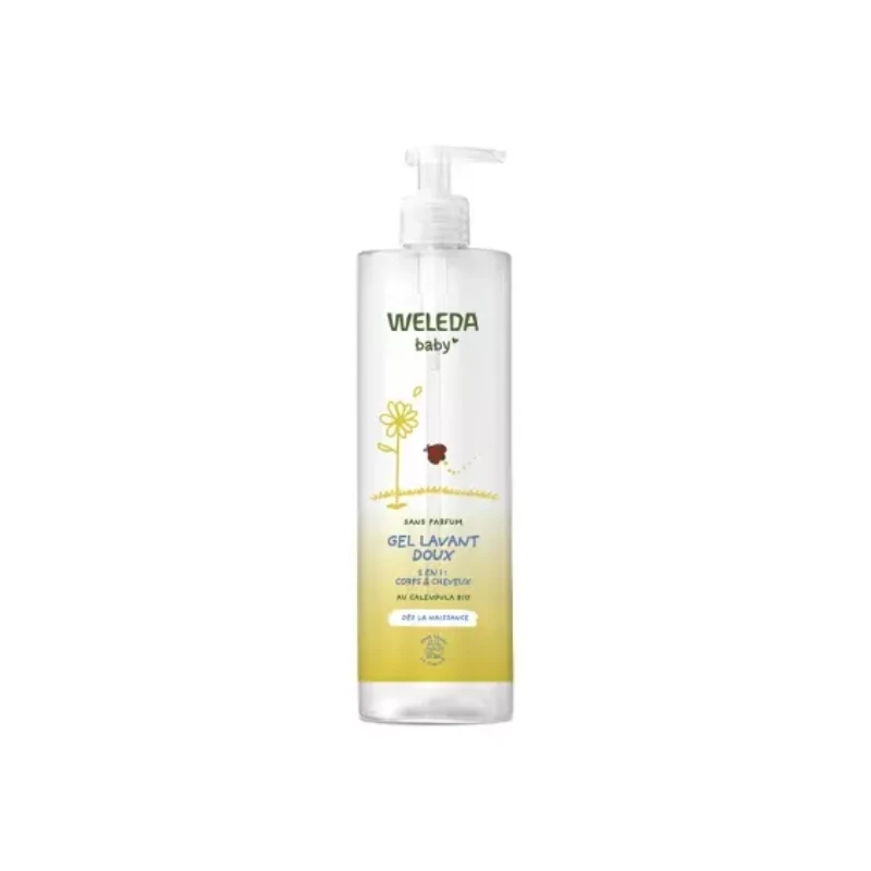 Weleda Baby Gel Lavant Doux Au Calendula 2en1 Sans Parfum 400 Ml 3 Weleda Baby Gel Lavant Doux Au Calendula 2en1 Sans Parfum 400 Ml