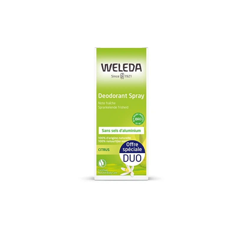 Weleda Déodorant Citrus Lot De 2 X 100ml 3 Weleda Déodorant Citrus Lot De 2 X 100ml