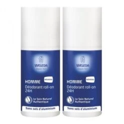 Weleda Déodorant Homme Roll-on 24h Duo 50ml