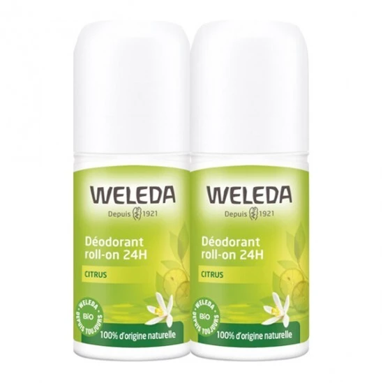Weleda Déodorant Roll-on 24h Citrus 2x50ml 3 Weleda Déodorant Roll-on 24h Citrus 2x50ml