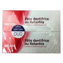 Weleda Pâte Dentifrice Au Ratanhia Duo 75ml