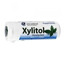 Miradent Xylitol Chewing Gum Menthe Poivrée 30g